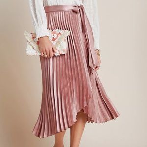 Anthropologie Maeve Paulina Pleated Skirt NWT